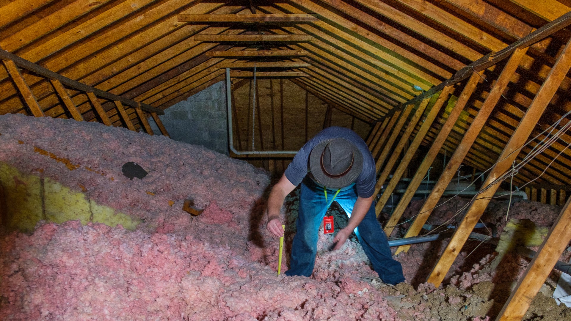 Adding insulation in the attic is one of several good ways to improve a home's energy efficiency. 